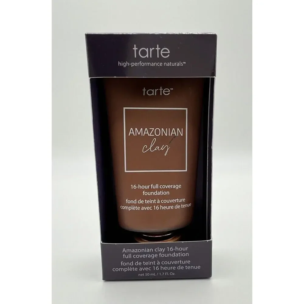 TARTE AMAZONIAN Clay 16 Hour Full Coverage Foundation 57H Rich Honey 1.7 oz